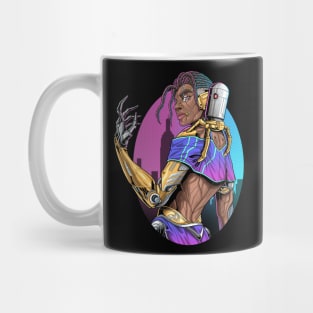 Cyborg Hunter 2077 Artwork Mug